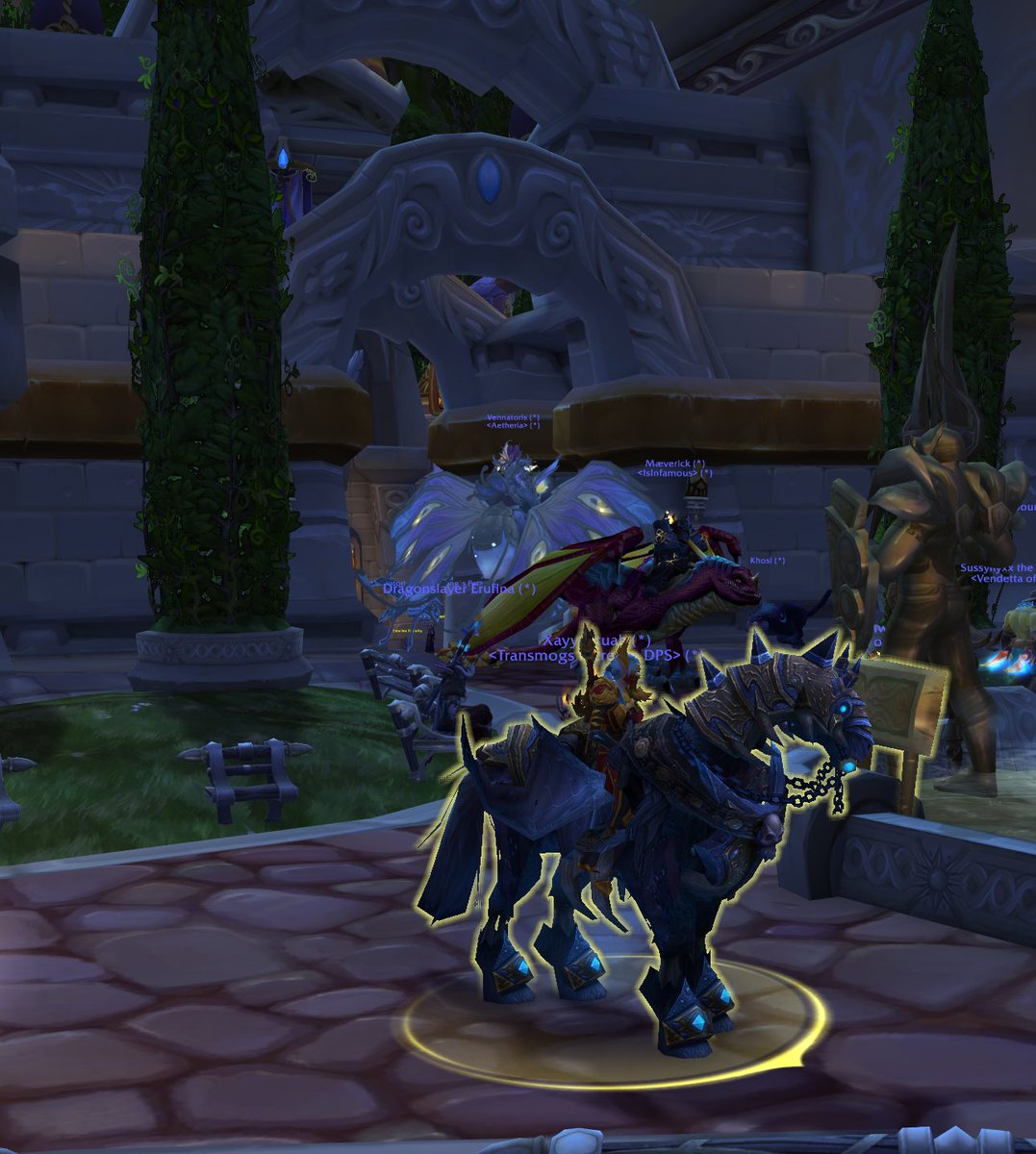 Died... res'd.. started running back in the timewalking raid... died... handed my quest in. Pinnacle cache gives me this... saaay what!!! #wow #worldofwarcraft #raid