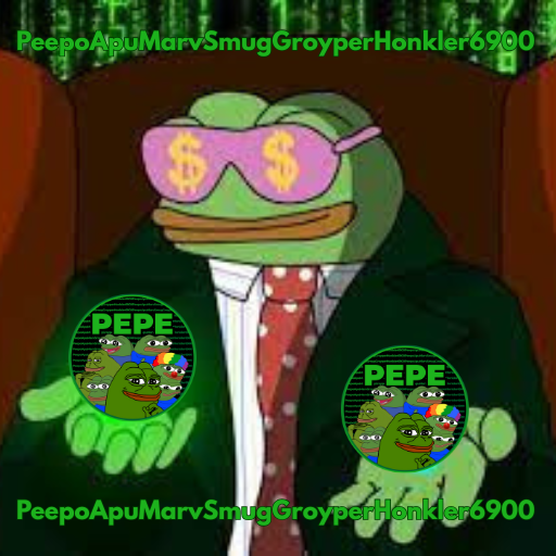 TickerPepe's tweet photo. Take the $PEPE pill my fren.

PeepoApuMarvSmugGroyperHonkler6900 https://t.co/zu2YNKxWu7