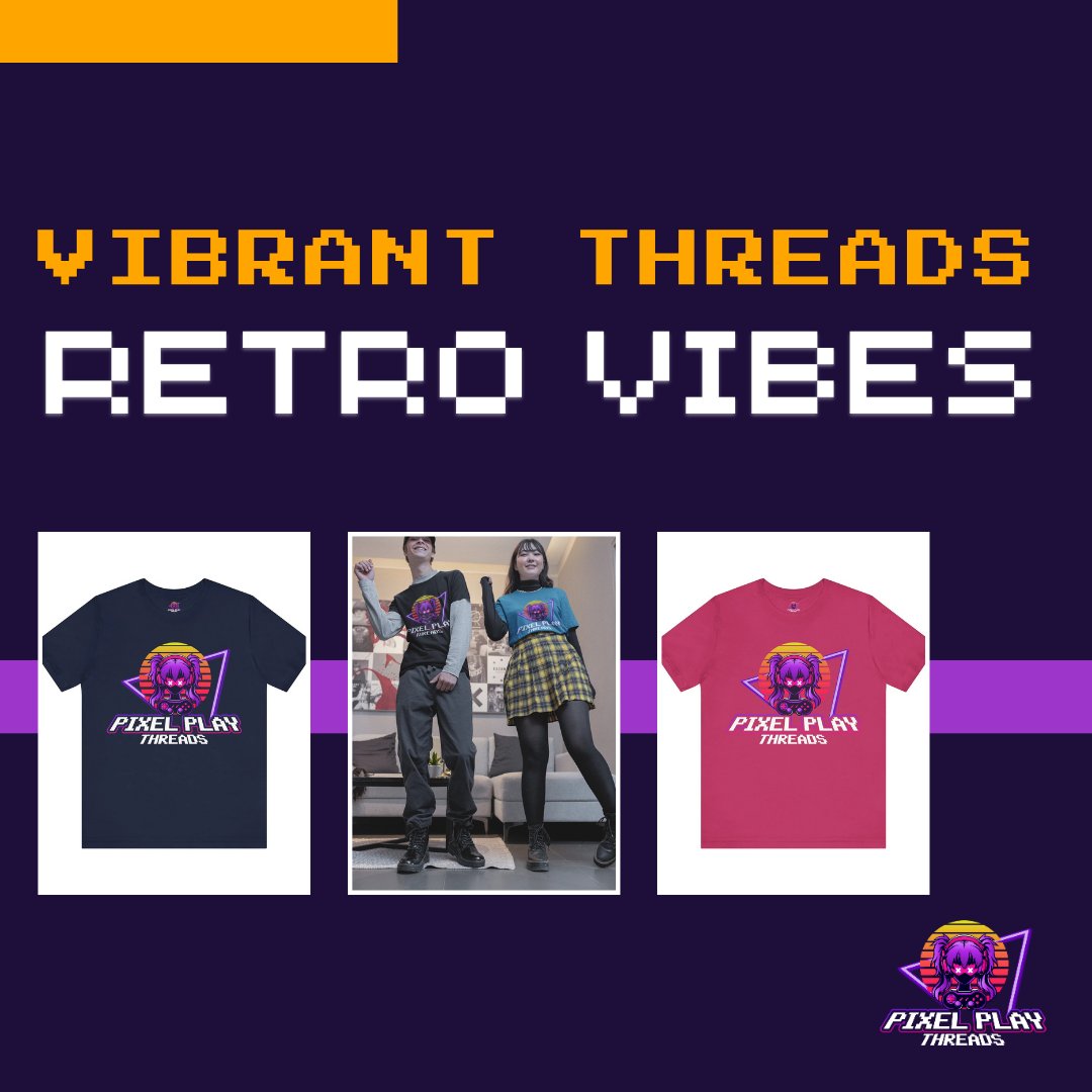 pixelplaythread's tweet image. It’s more than clothing, it’s a vibe, a mood, and a lifestyle. Own the energy, own the fun, and let your outfit tell the story you’ve always wanted to share.
.
#PixelPlayThreads #RetroVibes #VibrantStyle #GamerFashion #AnimeInspired #PopCultureFashion #StreetStyle #BoldThreads