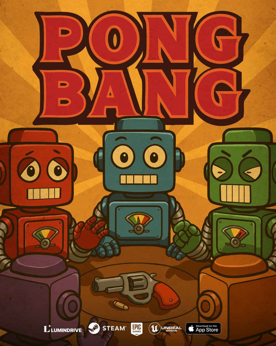 PONGBANG_GAME's tweet photo. PONGBANG –  Digital Russian Roulette where every decision… could change your fate.
Invite your friends to gather around, take a chance with a single bullet, and play cards that can turn your luck upside down.
#PONGBANG #โป้งป้าง #indiegame #LuminDrive #RussianRoulette #gamecard https://t.co/oHS1jgAHi1