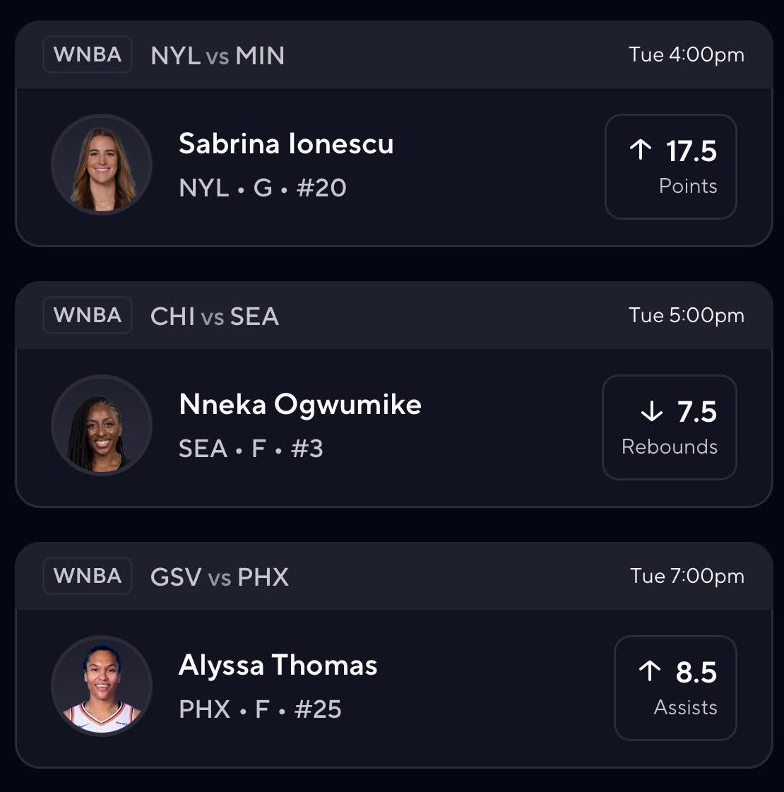 MailManLockz's tweet image. WNBA Tuesday🏀

Hey @grok in 24 hours pick someone who LIKES &amp;amp; COMMENTS to win $50 when we cash❤️