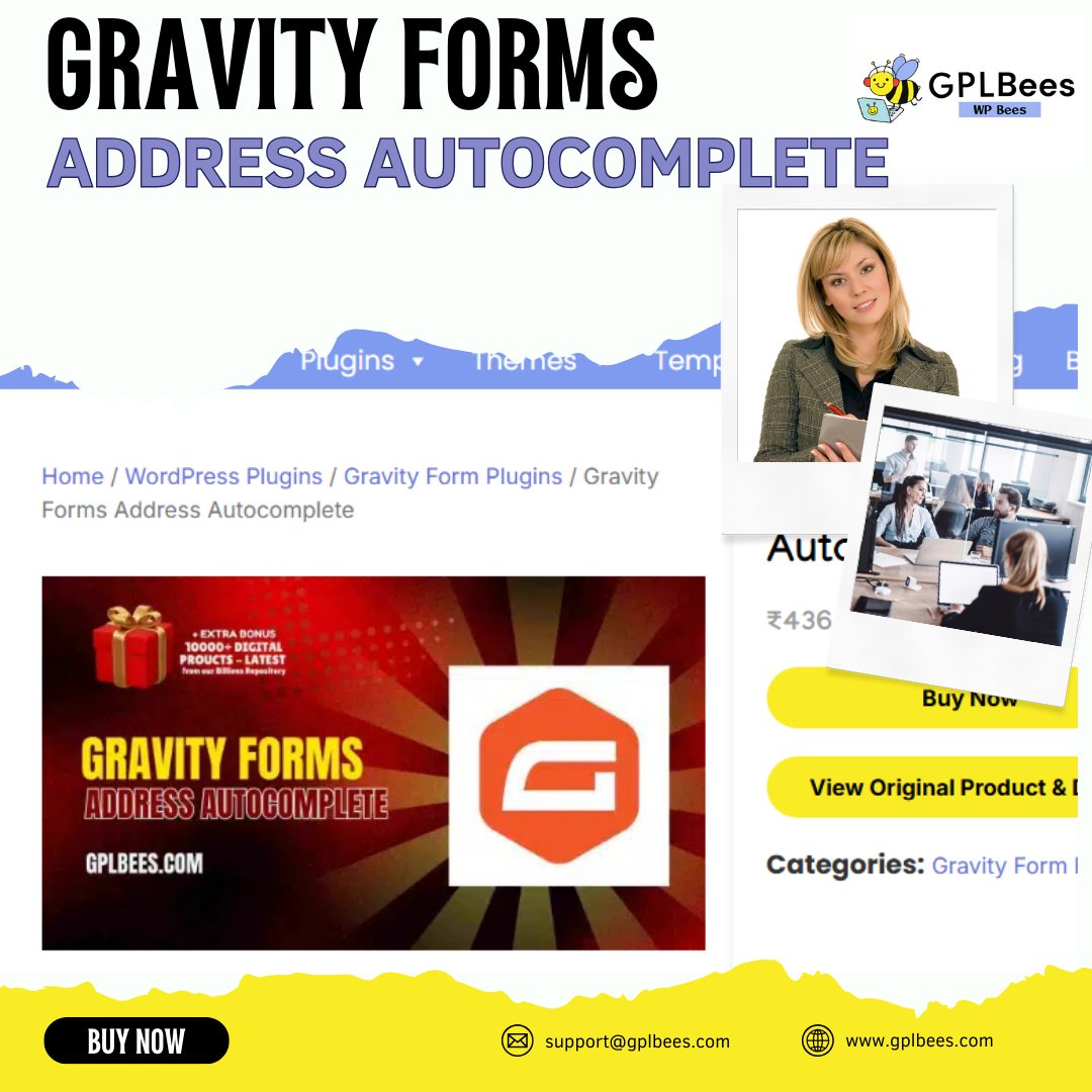 gplbees's tweet image. 🚀 Simplify form submissions with Gravity Forms Address Autocomplete 

👉 Get in now here:
gplbees.com/product/gravit…

#WordPressPlugins #WordPressThemes #GPLPlugins #GPLThemes
#GravityForms #AddressAutocomplete#FreelancerLife#EcommerceSolutions #FormPlugins #UserExperience #GPLBees