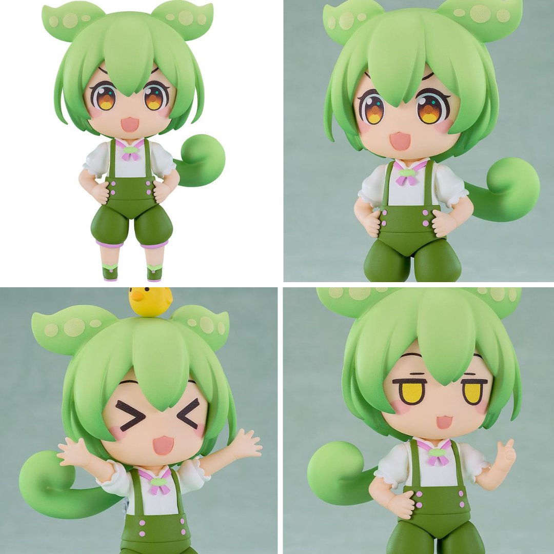 🎉「ずんだもん」がねんどろいどで登場！

全高約100mm、可動フィギュアで「ドヤ顔」「喜び顔」「ジト目顔」など表情も豊富✨オプションにはアヒルちゃんやマイクも付属🦆

【ねんどろいど ずんだもん (東北ずん子・ずんだもんプロジェクト)】
shop.hlj.co.jp/4mvqHec