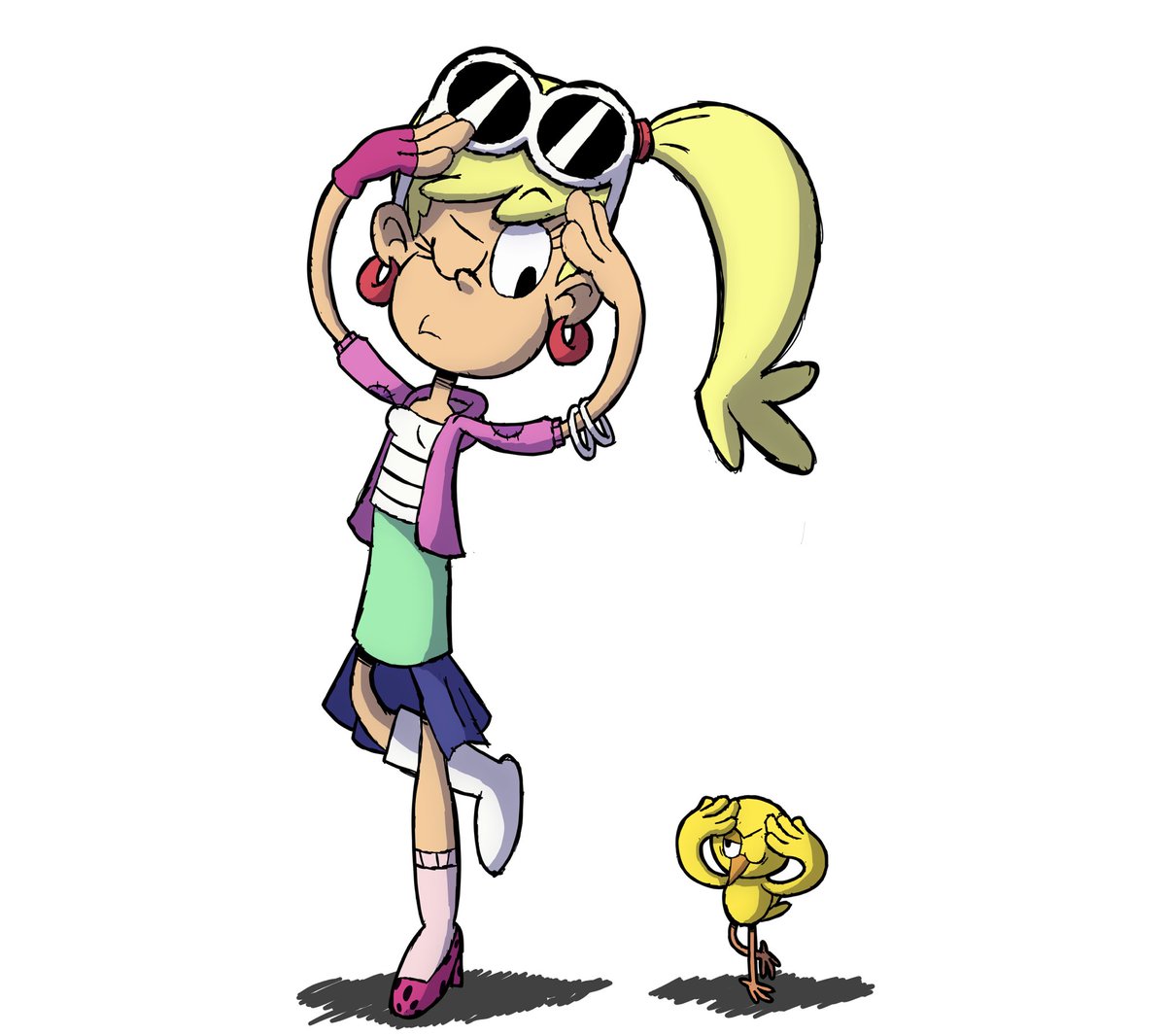 “Like a chicken with its head cut off”

 #TheLoudHouse
#TheLoudHouseFanart 
#leniloud