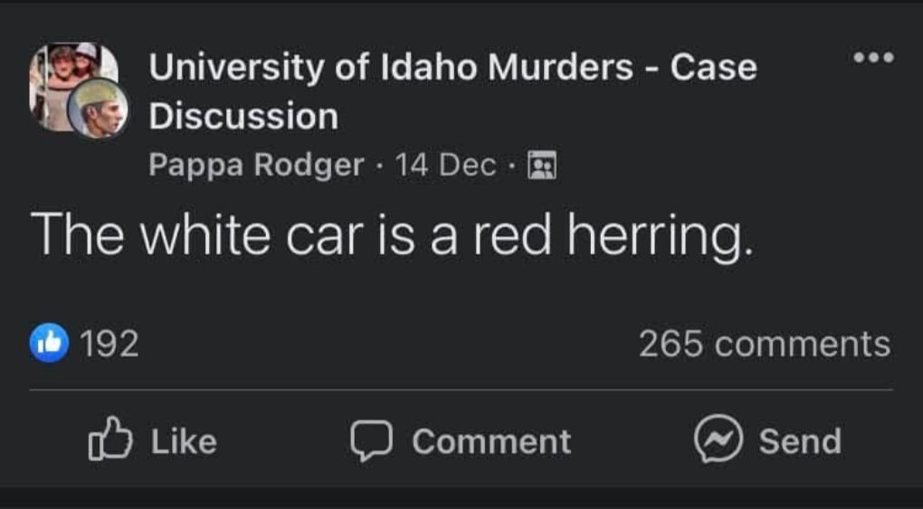 smi15913049's tweet image. Some people thought Pappa Rodger was a member of law enforcement.

These posts by Pappa show you it wasn't LE.

So if it's not LE, and LE says it's not BK, who is Pappa?

#BryanKohberger
#pappa