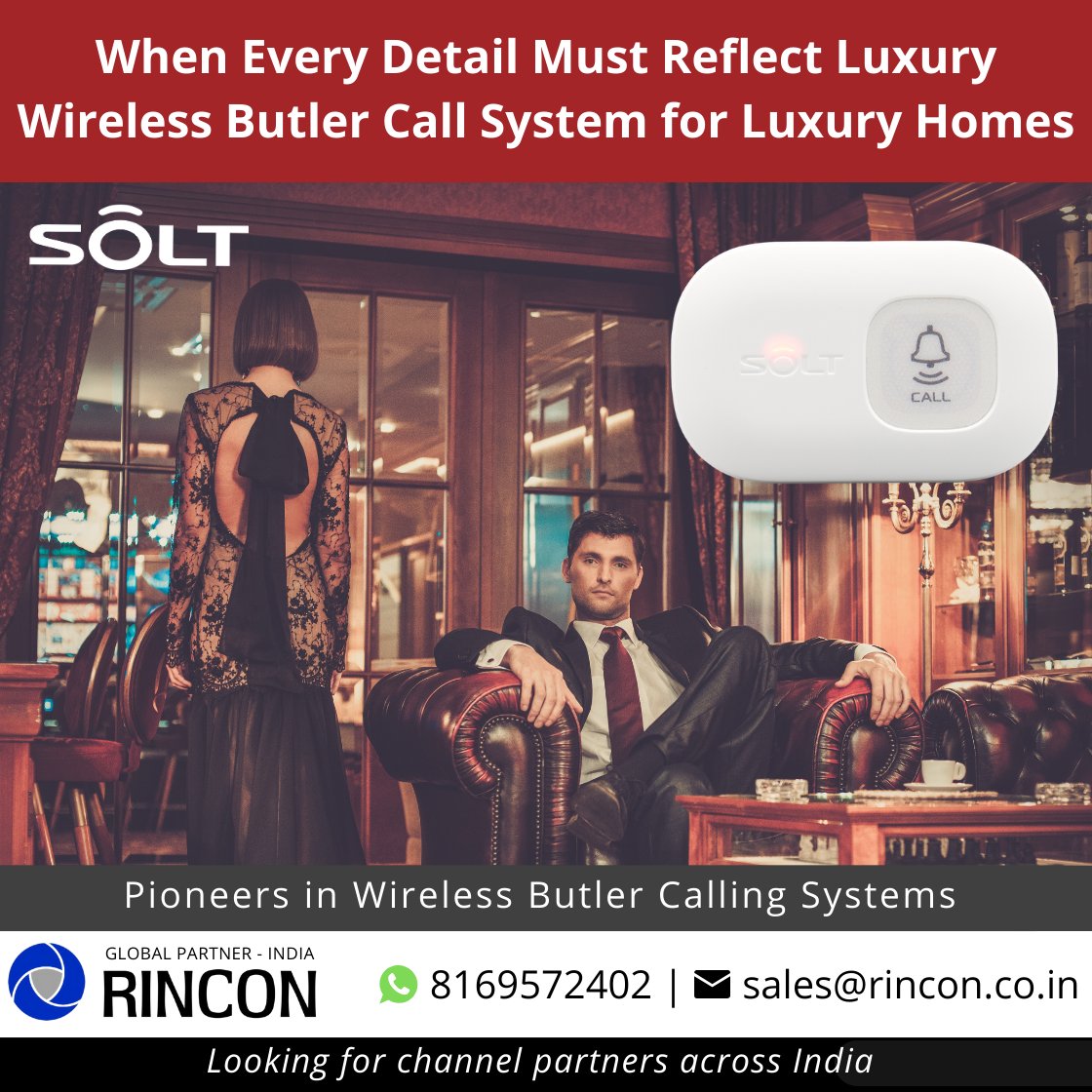 rinconindia's tweet photo. Elegance is in every detail.
Our Wireless Butler Call System for Luxury Homes blends discreetly into your interiors while ensuring seamless service. Built on RF tech, it’s reliable, stylish &amp; home automation ready.

#LuxuryHomes #HomeAutomation #SmartLiving #InteriorDesign https://t.co/c816EG75ZR