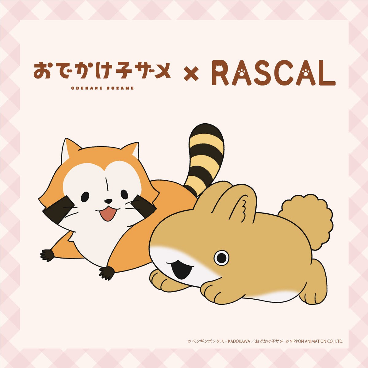 アニメ「#おでかけ子ザメ」×「#ラスカル」 待望のコラボレーションから