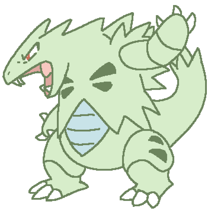 Thronebut's tweet photo. #248 extremely honored to draw tyranitar, one of if not THE GOAT of competitive singles (at least before his untimely death into UU as of gen 9) https://t.co/ZCFOXU0qDq