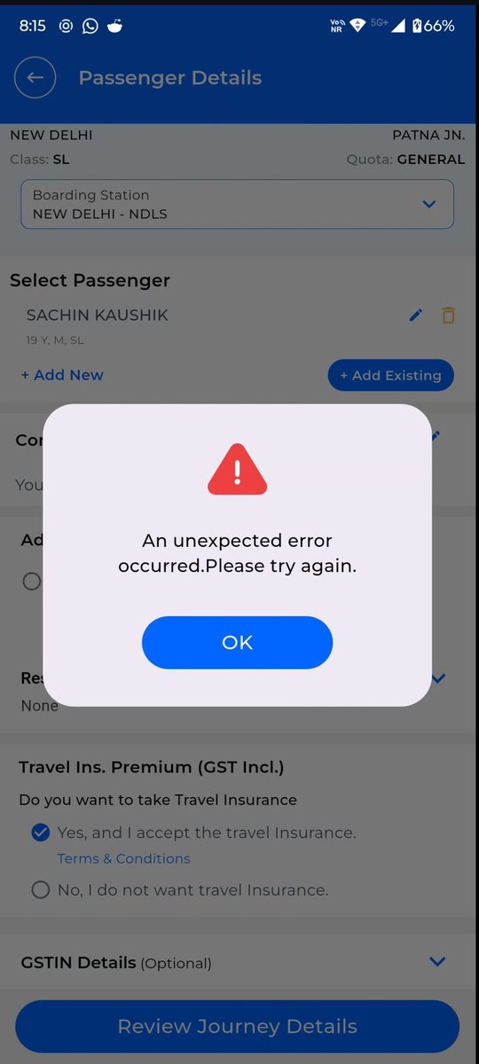 _sachin3's tweet photo. Pathetic service by Indian Railways. Within 5 minutes, every single train shows ‘Regret-No Seats’. Tried booking New Delhi to Patna for 18th oct, the IRCTC app kept crashing during payment and by the time it worked, tickets gone.@RailwaySeva @IRCTCofficial @RailMinIndia https://t.co/ZhGoSdZs0N