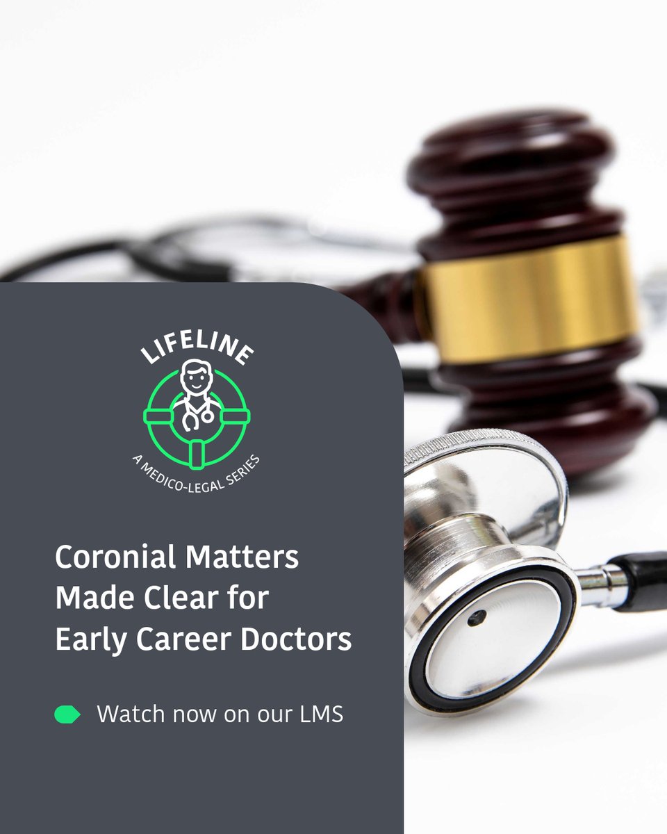 What happens when a patient’s death needs to be reported to the Coroner? And how should you respond if asked to provide a statement?
In this 10-minute episode of Lifeline, MDA National’s Daniel Spencer (Case Manager – Solicitor) and Karen Lam (Medico-Legal Adviser) explain what
