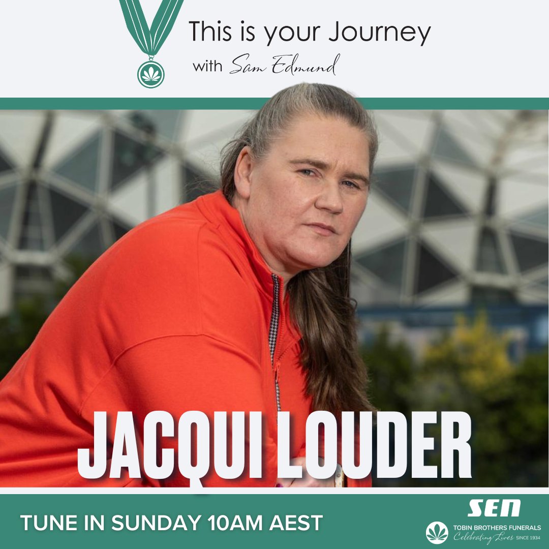 This Is Your Journey (@tiy_journey) on Twitter photo SUNDAY | <a href="/Sammy__Edmund/">Sam Edmund</a> is joined by renowned sports psychologist <a href="/jacquilouder/">Jacqui Louder</a>!
Thanks to <a href="/tobinbrothers/">James MacLeod OAM</a> - Celebrating Lives.
Tune in from 10am AEST! SUNDAY | <a href="/Sammy__Edmund/">Sam Edmund</a> is joined by renowned sports psychologist <a href="/jacquilouder/">Jacqui Louder</a>!
Thanks to <a href="/tobinbrothers/">James MacLeod OAM</a> - Celebrating Lives.
Tune in from 10am AEST!