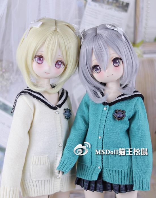 あいる様◼️ショートウィッグ 3点 アフタースクール ショートウィッグA【ホワイト＆チョコレート