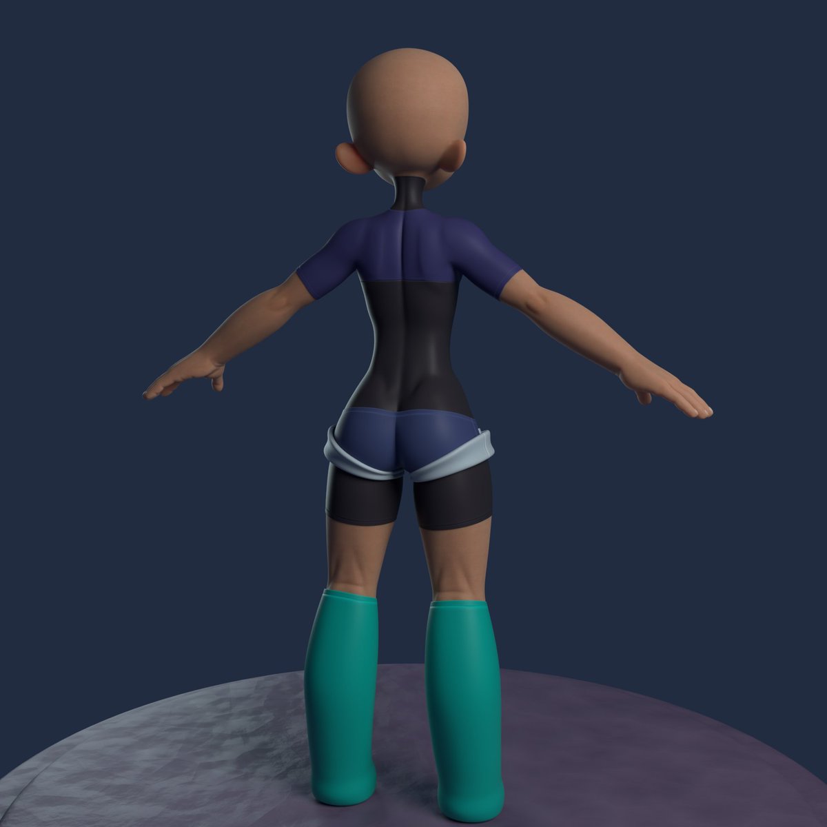 BatteryMastor's tweet photo. Dororo's still on my agenda, but I'm also doing a cool fan model of @T0iletp's fella, Sam Shirajima!
#Blender3D #Fanmodel #WIP https://t.co/T5UtEwYvrX