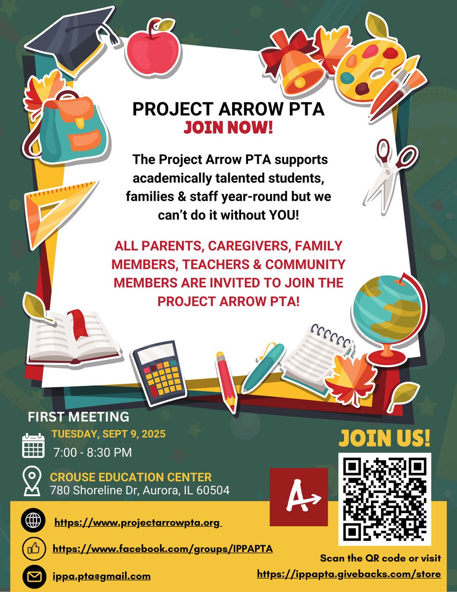 HAPPY FIRST DAY OF SCHOOL! As you sign up for your school's PTA, remember to sign up for the Project PTA, as well!