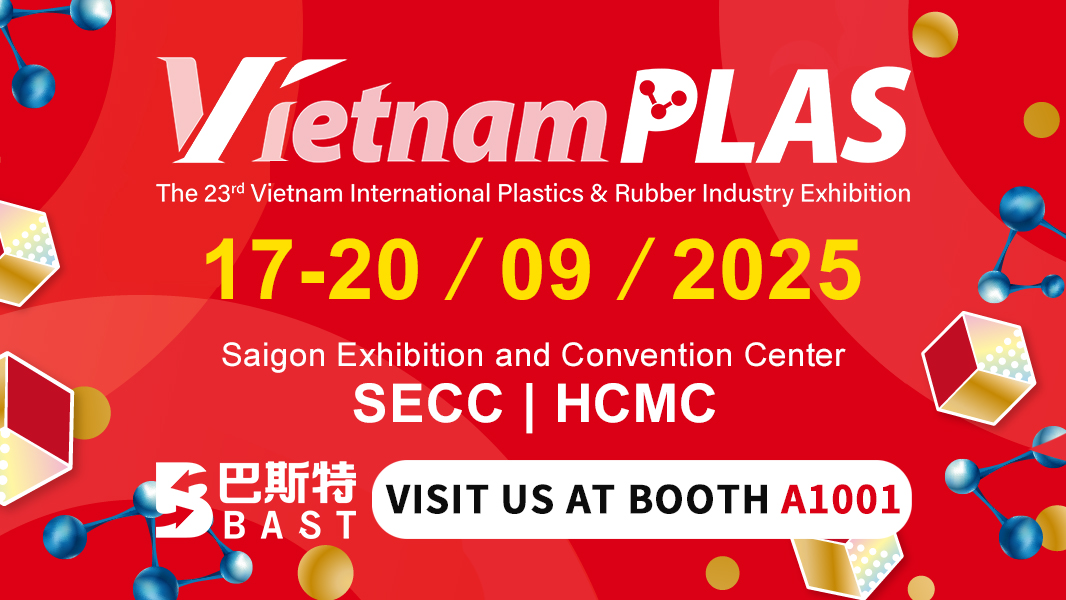 🌟Vietnam Rubber and Plastics Exhibition 2025 🌟
📅Date: September 17th – 20th, 2025
📍 Venue: Saigon Exhibition &amp; Convention Center, Ho Chi Minh City
✨Welcome to our booth A1001✨
✅Register now to visit the exhibition: vietnamplas.chanchao.com.tw/en
👉bastextrusion.com
