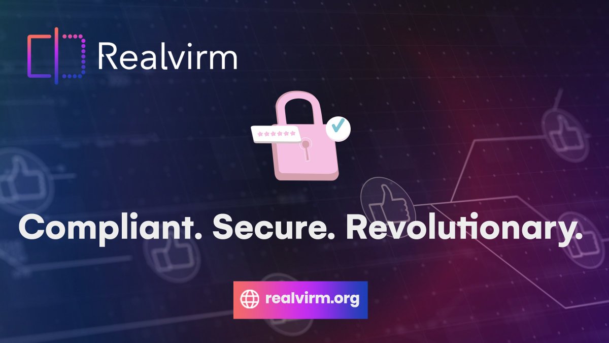 🔒 Compliant. Secure. Revolutionary.

#Realvirm stands out with:
🏛 Active regulator collaboration
📜 KYC/AML integrated
🛡 Fraud-proof smart contracts

📉 Trade real assets with crypto speed &amp; security!

$RVM