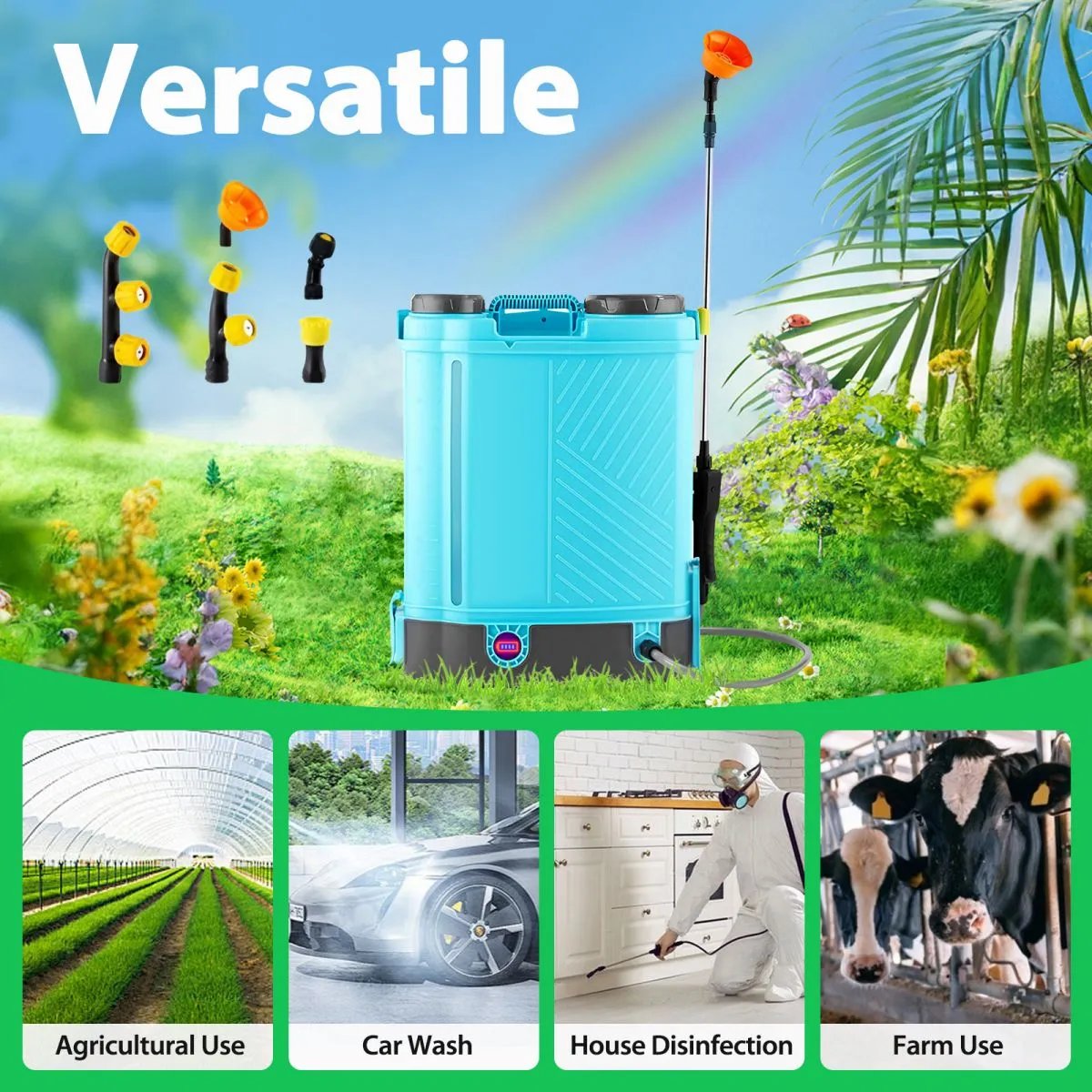 BestDealsCoNz's tweet image. 16L Electric Backpack Sprayer
Buy now &amp;gt;&amp;gt;&amp;gt; bit.ly/3Hl2DeF
#backpacksprayer #electricsprayer #sprayer #knapsacksprayer #gardenwatering #lawnwatering #agriculturelife #carwashing