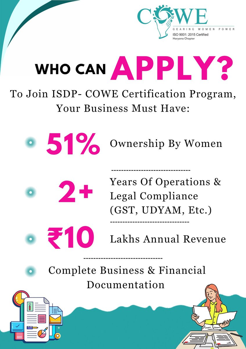 coweharyana's tweet image. Empowering MSMEs to Go Global
The Indian Supplier Development Program (ISDP) connects you with international buyers, bigger contracts, and limitless opportunities.
#isdp #msme #awareness #coweharyanachapter #COWEIndia #haryana #finance #business #COWEIndia