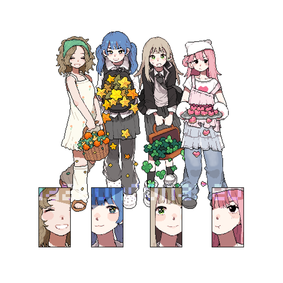 언젠가 다시 그리고 싶은 럭키 캐릭터들~~