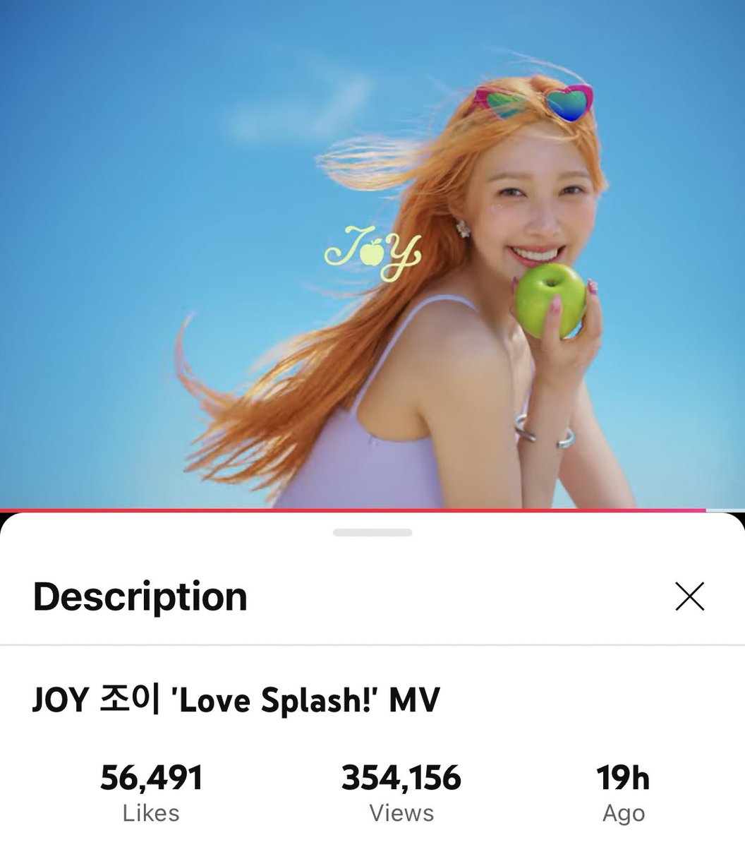 Have you watched Love Splash! MV in the last hour? Drop your screenshot of Love Splash MV below!

🔗 youtu.be/-2fAmkQS854?si…

#JOY #조이
#JOY_LoveSplash
<a href="/RVsmtown/">Red Velvet</a>