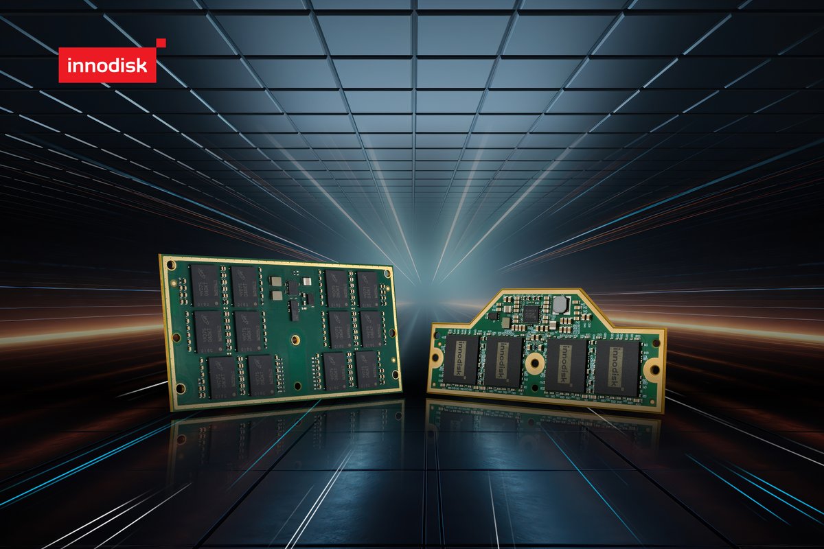 Innodisk DDR5 &amp; LPDDR5X CAMM2: built for rugged, compact, &amp; high-performance systems.

✔️ 60% board space savings
✔️ Optimized signal integrity with Stub-Free layout
✔️ Screw-lock modular design for easy, cost-effective maintenance

Discover more: innodisk.cc/4CVEoM