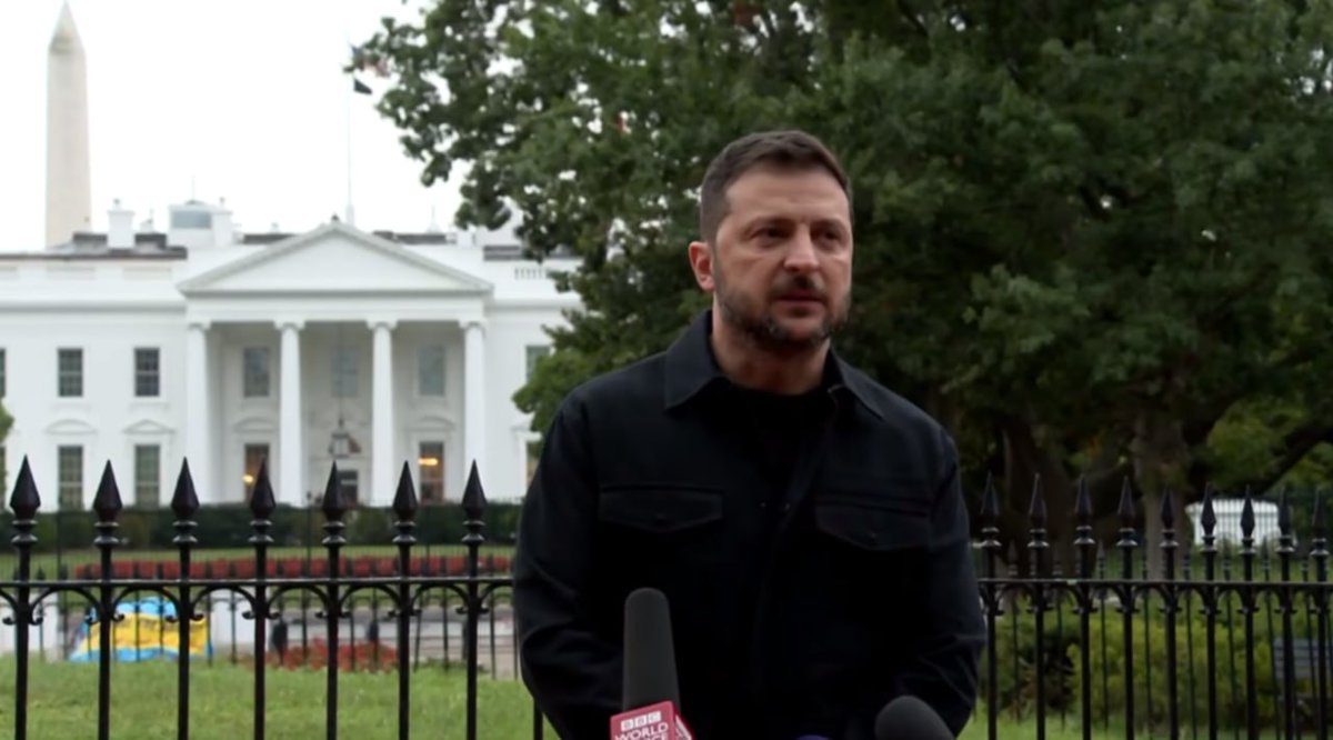 BohuslavskaKate's tweet photo. Zelenskyy just answered Ukrainian journalists' questions in Washington DC. It is noticeable that he can't say much, but he seems calm and satisfied with the meeting overall. Here are the key points: 

- This was the best meeting we've had with Trump.
​- Security guarantees are the key issue and the starting point for ending the war.
​- The U.S. will be a participant in security guarantees for Ukraine. I can't go into details, but it's important that a political decision has been made.
​- Russia first proposed a bilateral meeting between Ukraine and the Russian Federation, and then a trilateral one.
​- Point number two: the return of children. The First Lady of America, and everyone, will get involved in the return of children. The U.S. President will also help me with an 'all for all' exchange.(meaning PoWs and civilians)
​- We don't know the details of the bilateral meeting. With the U.S., we discussed that all sides must demonstrate a desire to end the war. This is a diplomatic meeting at the leader level. If Russian side shows no such desire, we will act accordingly.
​- I believe we should meet without any conditions. Because if we start demanding a ceasefire beforehand, Russia will start making a hundred other demands.
​- We are confident that the war will end. It's important to us that this is not just a pause in the fighting, but real peace that can be protected by security guarantees.
​- The question of territories is a question we will leave for me and Putin.
- The American weapons package includes, first and foremost, planes, air defense systems, and so on. There's a package worth $90 billion that is part of security guarantees (EU expected  to finance  this)
​- No unacceptable decisions were made.
​- The details of the security guarantees will be worked out within 10 days.