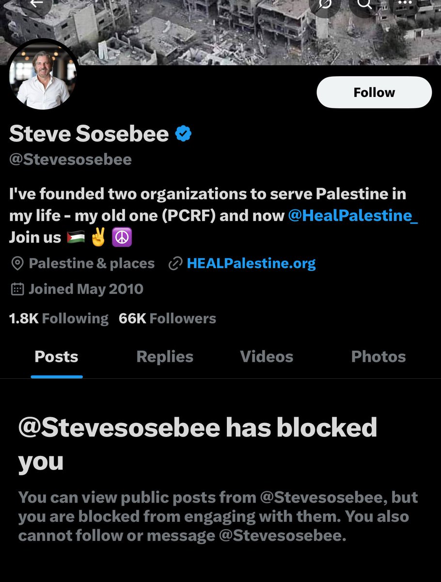 Laura Loomer (@lauraloomer) on Twitter photo JUST IN:
After I exposed him for having pro-HAMAS sympathies and pretending like the GAZANS he has been importing into the US are in “urgent need of medical care”, <a href="/Stevesosebee/">Steve Sosebee</a>, the founder of <a href="/healpalestine_/">healpalestine</a>, has BLOCKED me on X.
I’m not done with you & your org yet Steve. JUST IN:
After I exposed him for having pro-HAMAS sympathies and pretending like the GAZANS he has been importing into the US are in “urgent need of medical care”, <a href="/Stevesosebee/">Steve Sosebee</a>, the founder of <a href="/healpalestine_/">healpalestine</a>, has BLOCKED me on X.
I’m not done with you & your org yet Steve.