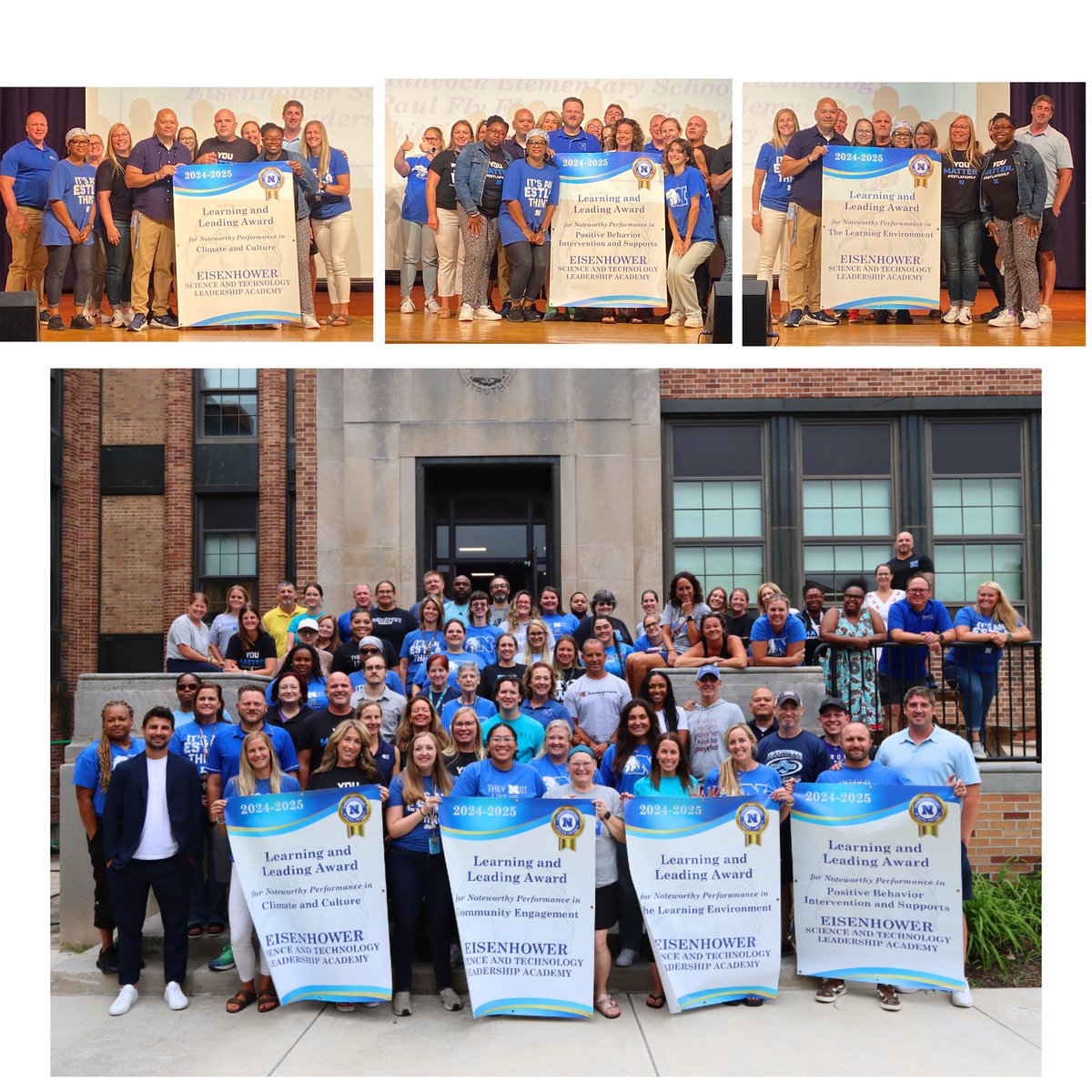 The Kick Off to the 25-26 school year started with being recognized for the hard work of the students, families and staff from last year!