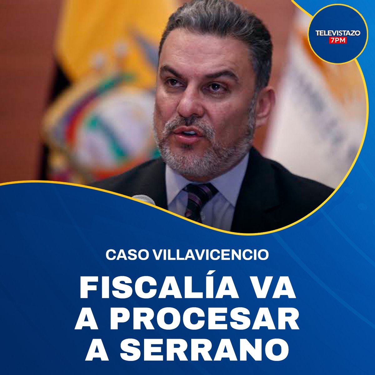 EcuavisaInforma's tweet photo. 🔴 #ENVIVO | La Fiscalía pidió fecha para procesar a cuatro de los cinco investigados como autores intelectuales del asesinato de Fernando Villavicencio, entre ellos están el exministro José Serrano y el prófugo Xavier Jordán.

Mira #Televistazo 👉 https://t.co/4Za6bcSrZE https://t.co/4jDYYyRoke