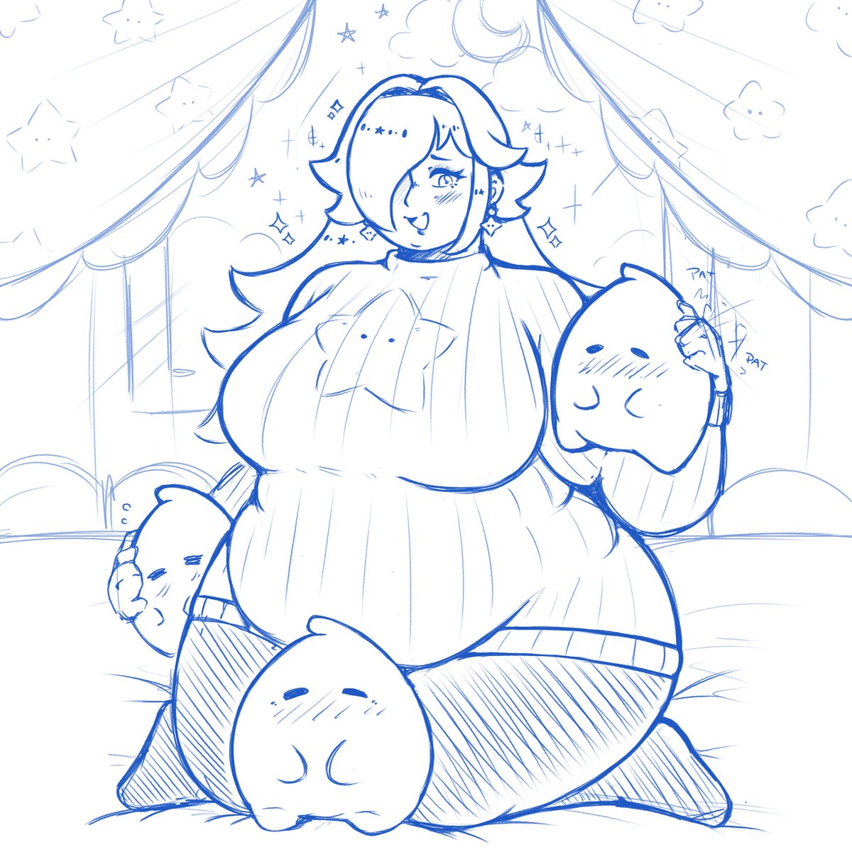 Pretty sure its this Rosalina I doodled. People liked soft mama rosa ✨