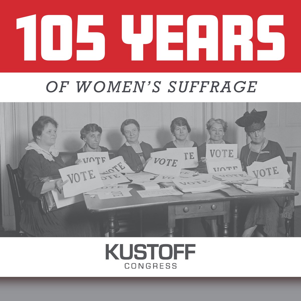 On the anniversary of the 19th Amendment we remember the courageous women who fought for equality and the right for women’s suffrage.