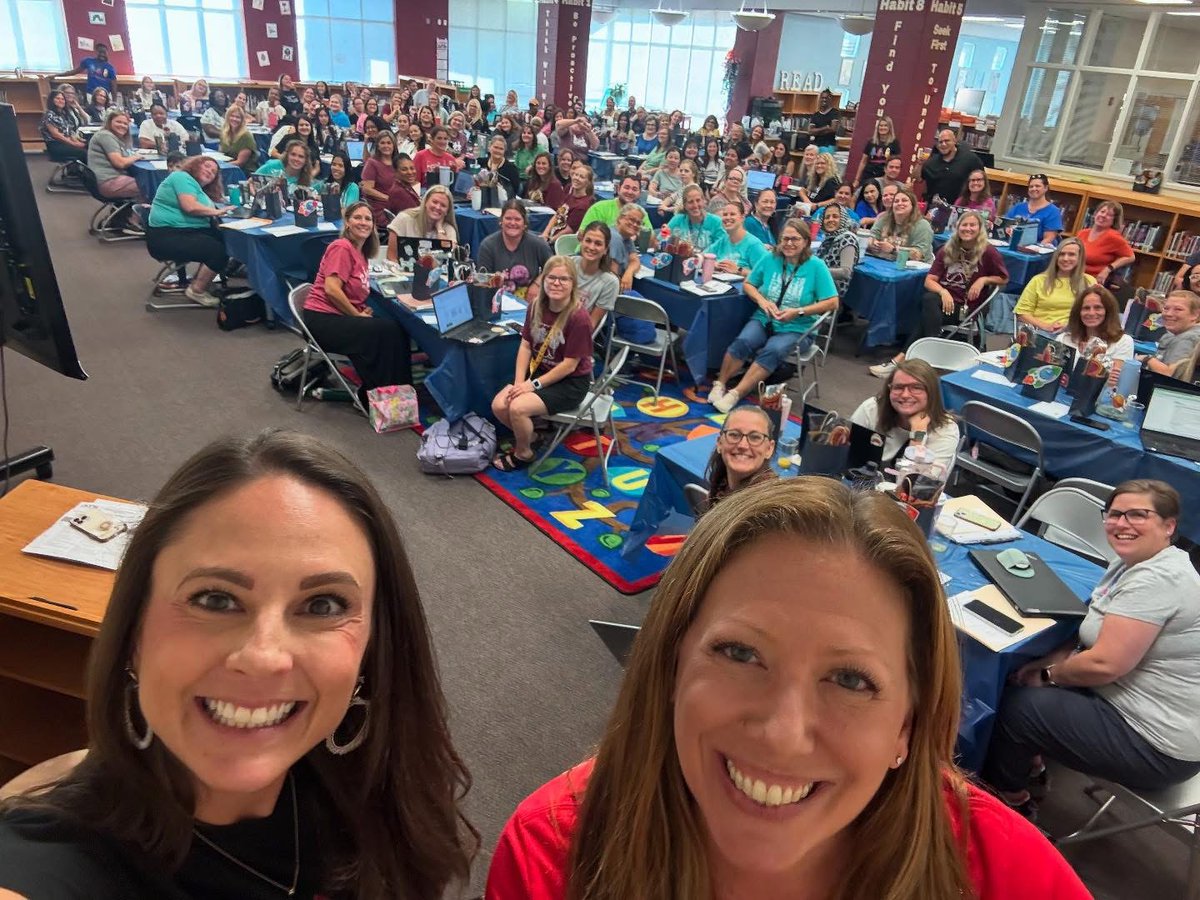 ShilohValleyES's tweet photo. We had an incredible kickoff to the new school year with the BEST staff around! 💫 A huge thank you to our amazing PTA for treating our team to breakfast this morning. We’re ready for an amazing year ahead! ❤️💙💚🖤 #LaunchingLEADers @AGHoulihan @TopperJenn58692 @UCPSNC https://t.co/3cNYVVaySH