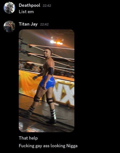 Leaving these ss here, because Titan Jay is a homophobic racist

But still got people spamming that shitty #WeWantTitanJay hashtag and being friends with him.