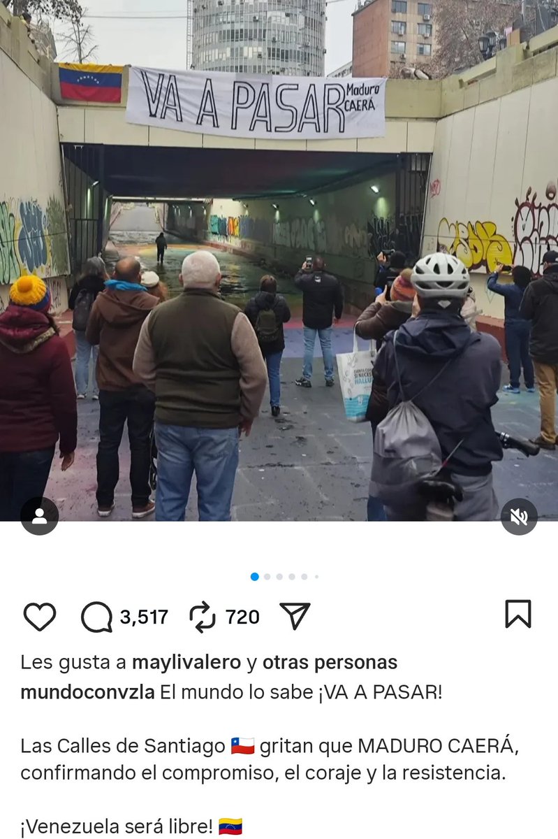 Los venezolanos quieren derrocar a Maduro con telepatía desde Santiago