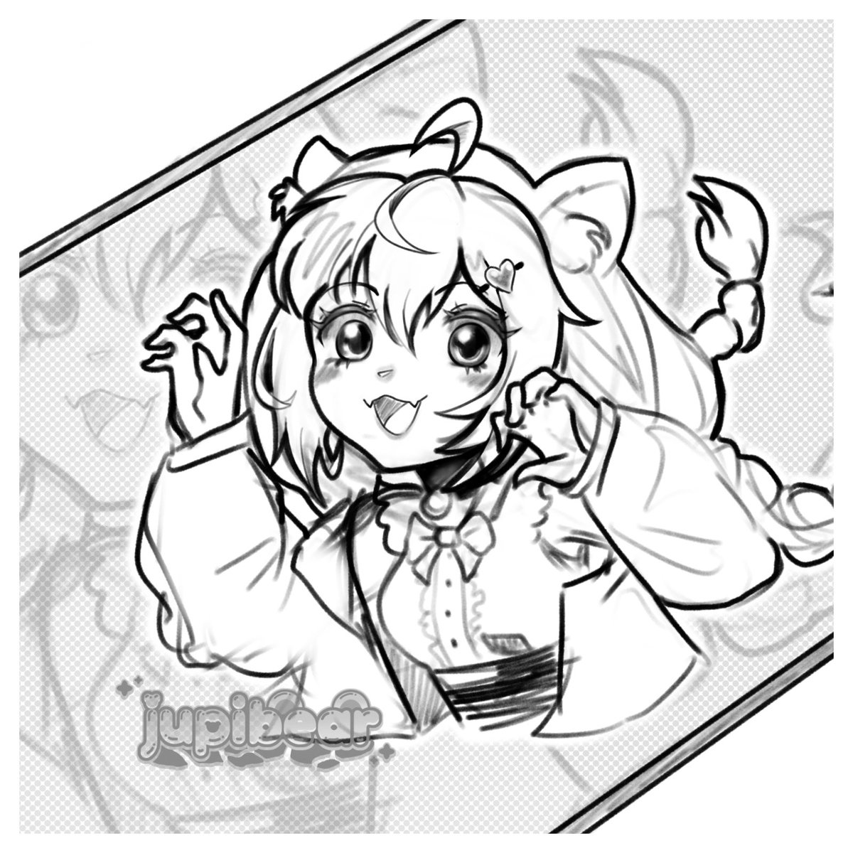 Thank you for sharing your oc!! 💕🫶🩵 #skeb #artmoots #vgenartist #sketch