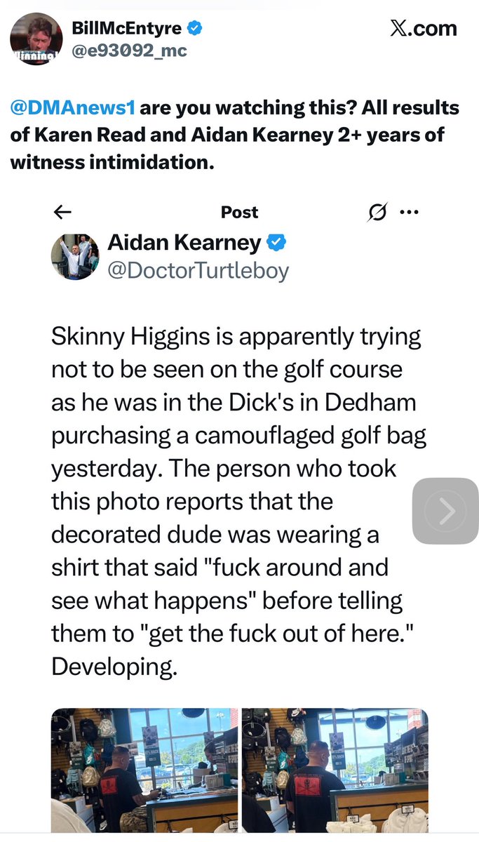 A Perture Of Truth (@fakenewsruse) on Twitter photo Call the waambulance <a href="/e93092_mc/">BillMcEntyre</a>
Sharing a picture isn’t illegal - if Higgy looks like he’s crumbling, that’s not stress caused by KR/AK…that’s a guilty conscience turning that mega melon into a roadmap of regret.
MSP, Norfolk or <a href="/DMAnews1/">U.S. Attorney Massachusetts</a> can’t save the McAlberts from shame Call the waambulance <a href="/e93092_mc/">BillMcEntyre</a>
Sharing a picture isn’t illegal - if Higgy looks like he’s crumbling, that’s not stress caused by KR/AK…that’s a guilty conscience turning that mega melon into a roadmap of regret.
MSP, Norfolk or <a href="/DMAnews1/">U.S. Attorney Massachusetts</a> can’t save the McAlberts from shame
