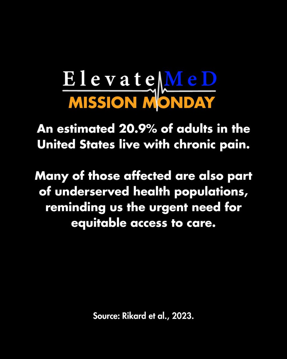 An estimated 20.9% of adults in the United States live with chronic pain. 

Many of those affected are also part of underserved health populations, reminding us the urgent need for equitable access to care.