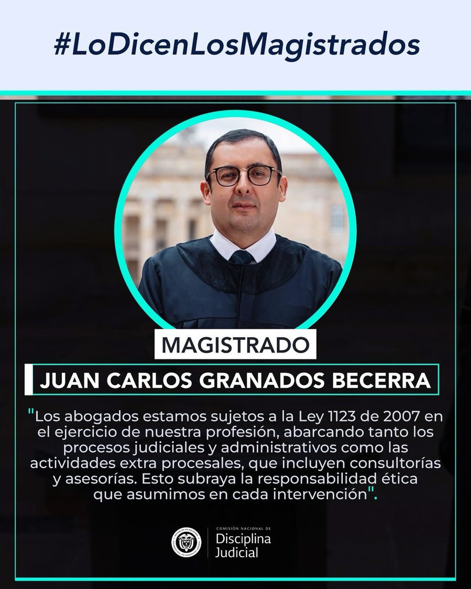 getb89's tweet image. Toda actividad en el ejercicio del derecho es susceptible de acción disciplinaria.
