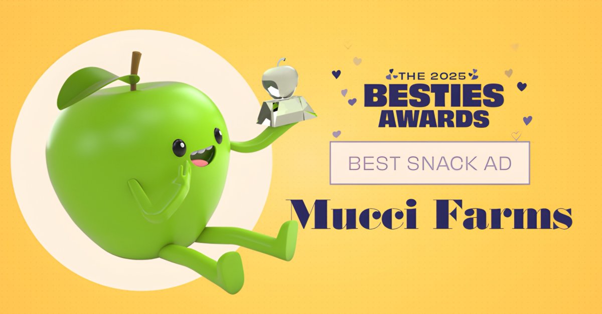 🏆 Mucci Farms wins 2025 Besties Award for Best Snack Ad featuring Savorries Sweet Strawberry Tomatoes! 🍅 
Visit ANUK with link in bio for more award insights.