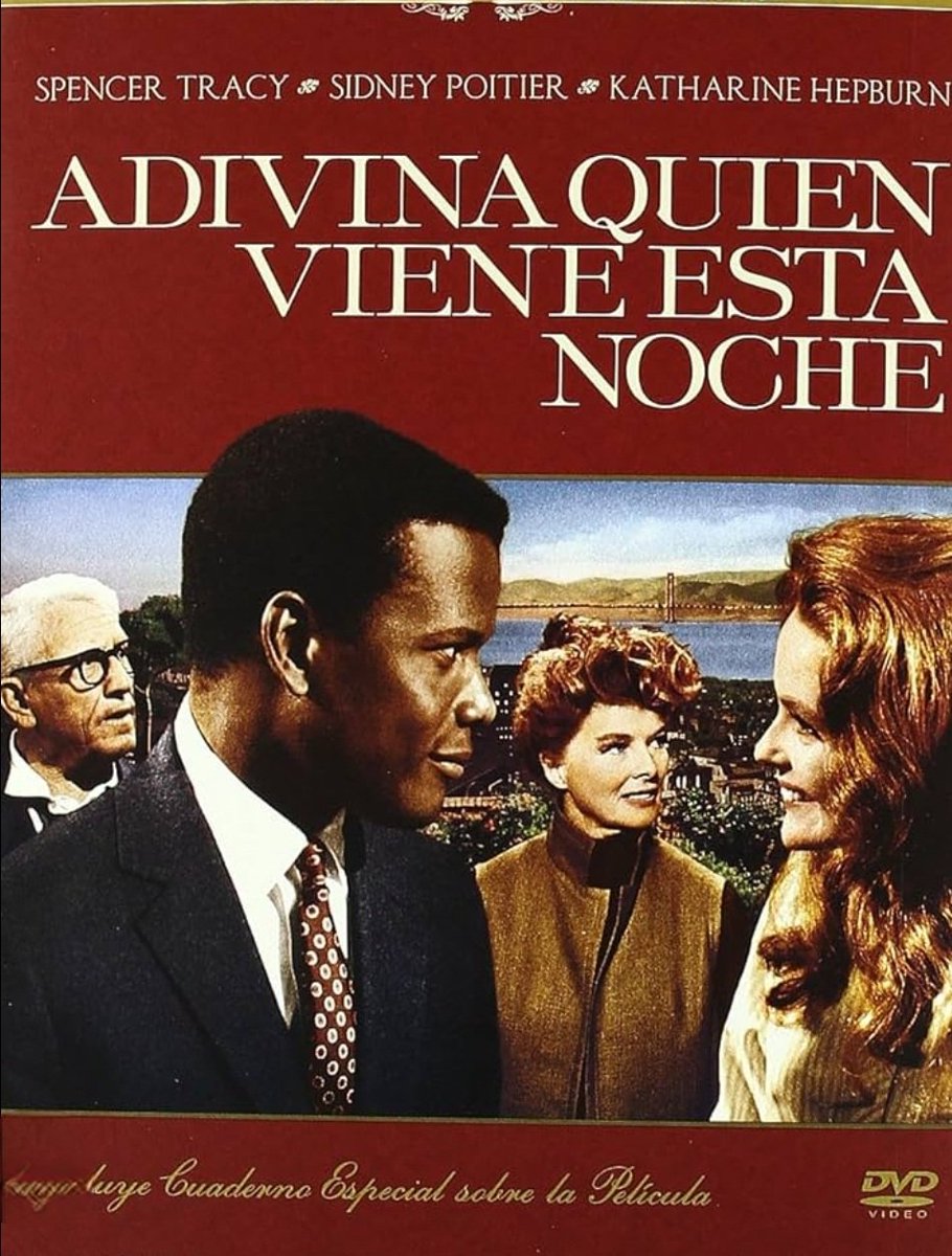 Adivina quien viene esta noche, (Guess Who’s Coming to Dinner, 1967): Es una de esas películas clásicas que hay que ver; la he visto muchas veces y nunca me cansaré de disfrutarla ni de recomendarla.