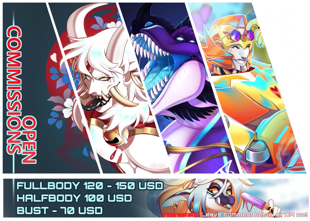 SUMMER IS ALMOST OVER! BUT THIS OFFER IS STILL HOT! It's some sort of emergency so feel free and DM me if you're interested.  
#furryartwork #furryartist #furryoc #dragon #dragonart