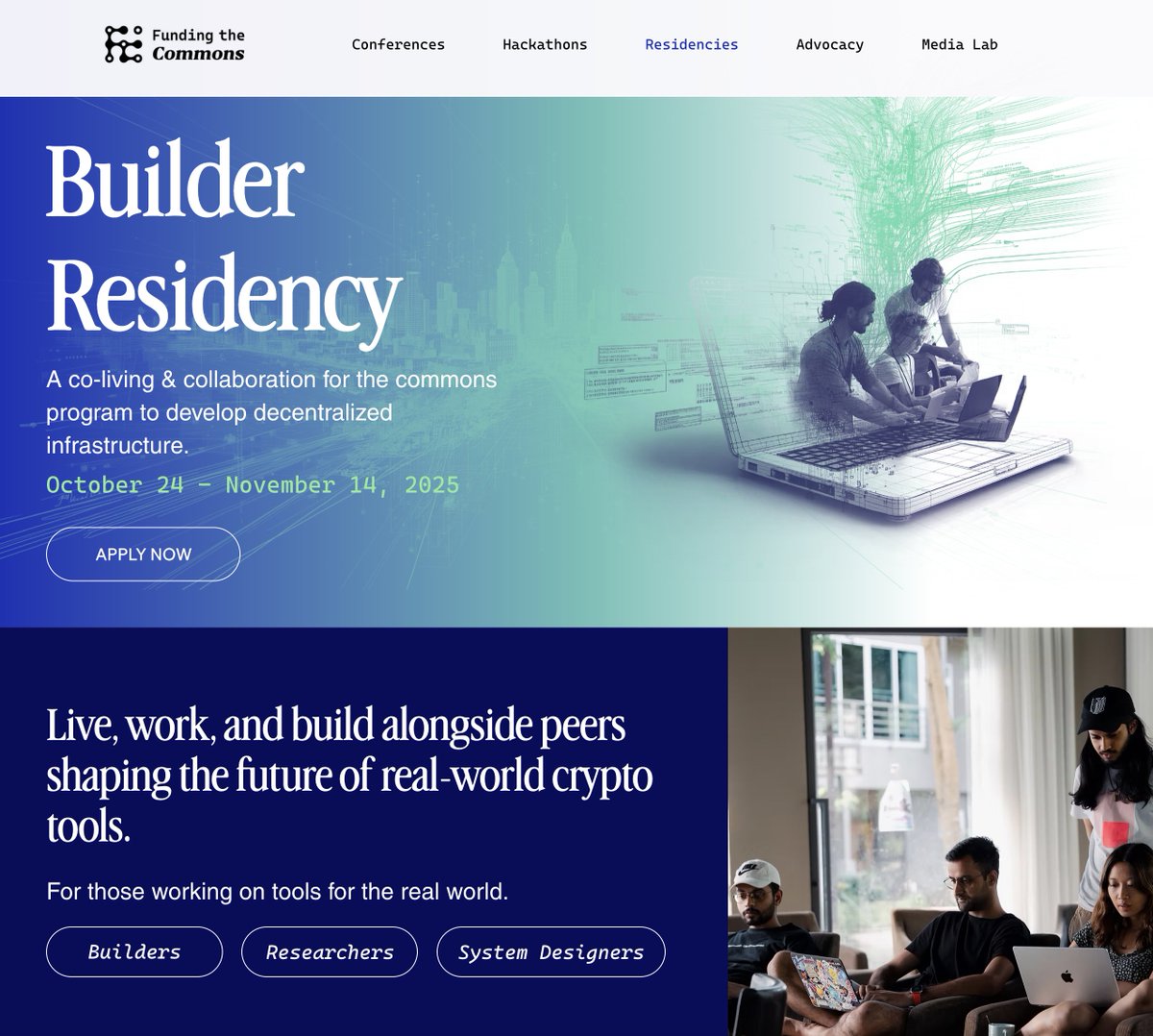 Diego Saez Gil (@dsaezgil) on Twitter photo Amazing opportunity for builders: <a href="/FundingCommons/">Funding The Commons</a> is calling for applications for their Builders Residency to be held in Buenos Aires, 🇦🇷Argentina this Oct-Nov.
Link in the comments 👇 Amazing opportunity for builders: <a href="/FundingCommons/">Funding The Commons</a> is calling for applications for their Builders Residency to be held in Buenos Aires, 🇦🇷Argentina this Oct-Nov.
Link in the comments 👇