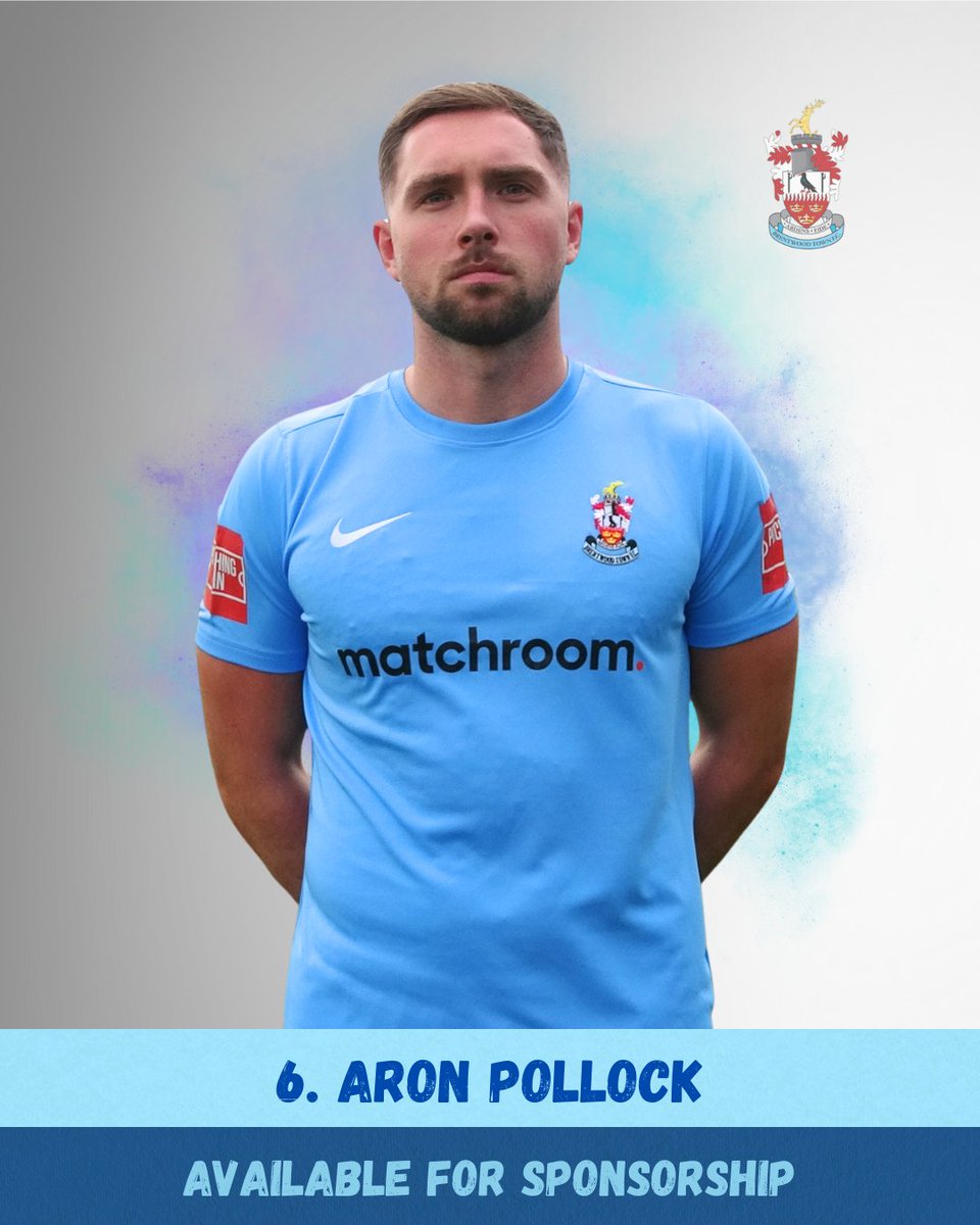 Brentwood Town F.C. (@brentwoodtownfc) on Twitter photo ℹ️ Meet Aron Pollock – our solid defender with plenty of experience from Steps 1 to 3!
Sponsor them for £175 and get your name on matchday & other graphics, in the programme, and a signed photo!
📧 Commercial@brentwoodtownfc.co.uk
#OneBrentwoodTown 🩵🧡 ℹ️ Meet Aron Pollock – our solid defender with plenty of experience from Steps 1 to 3!
Sponsor them for £175 and get your name on matchday & other graphics, in the programme, and a signed photo!
📧 Commercial@brentwoodtownfc.co.uk
#OneBrentwoodTown 🩵🧡