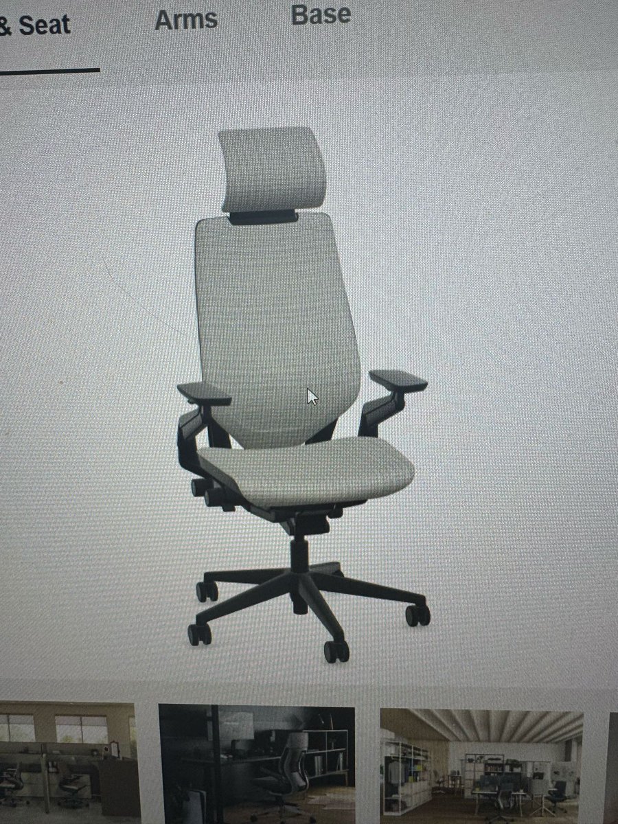 mruston's tweet image. Bought a Steelcase Gesture. Can’t believe how comfortable this is. Perfect size for 6’+ frame. Should have bought a proper office chair a decade ago.