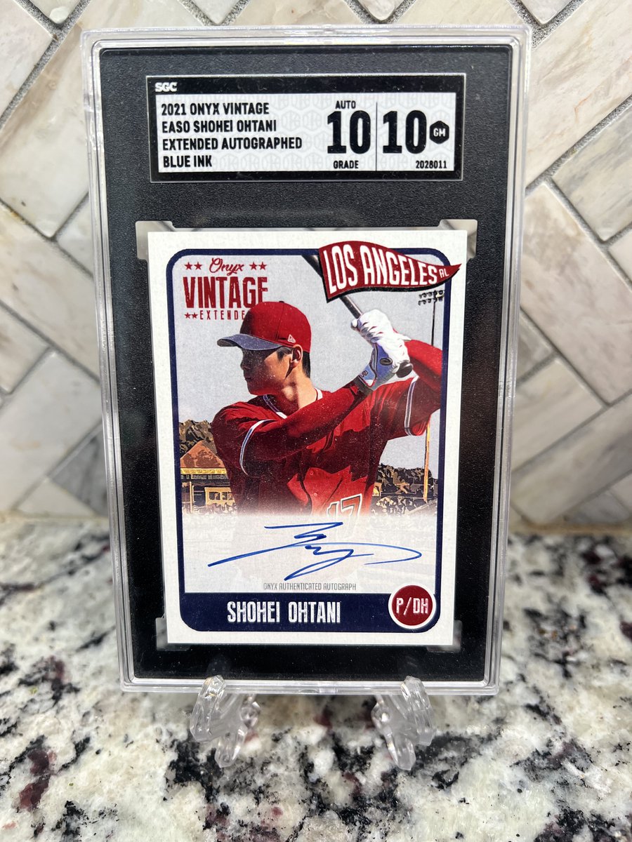 MattsCards21's tweet photo. Ohtani Onyx auto FS
$3,000
Retweets, tags appreciated! https://t.co/lgvUFCZe5y