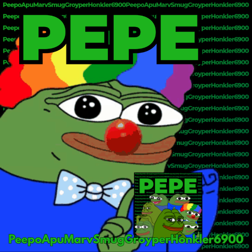 TickerPepe's tweet photo. The ticker of freedom.

High quality autism.

PeepoApuMarvSmugGroyperHonkler6900

TICKER $PEPE

#PEEPO #APU #MARV #SMUG #GROYPER #HONK https://t.co/M9IEfgODrT