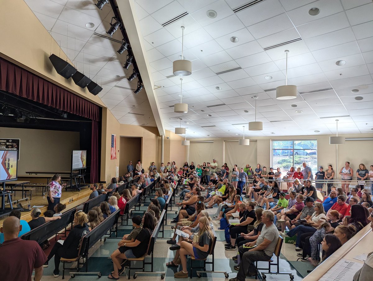 pirates_sms's tweet photo. Class of 2032, 6th grade orientation this evening.  We had almost 80% of the class in attendance.

Open House for everyone is Mon, Aug 25th, from 1:00-3:00p.

First day of school, Thurs, Aug 28th.

Welcome back!! https://t.co/Kc0a98jHRg