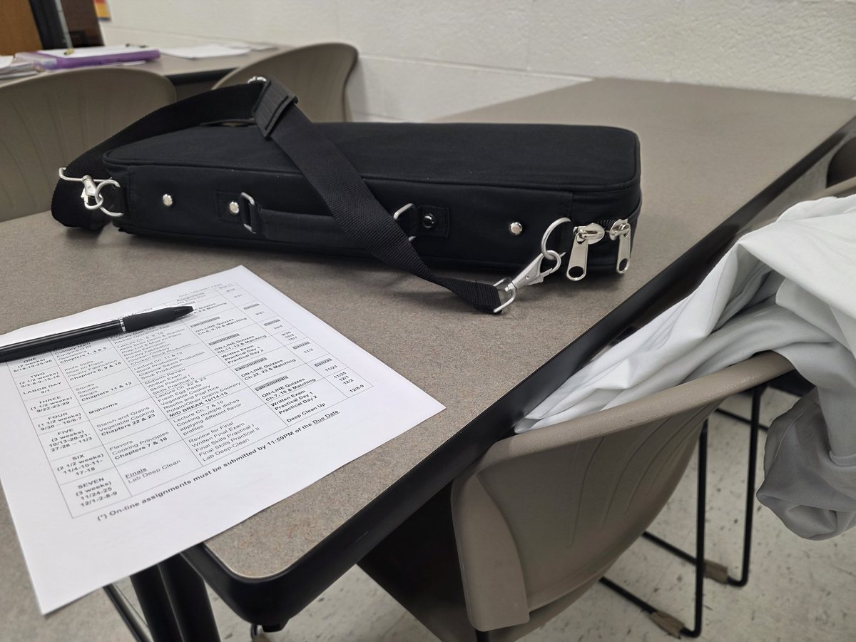 Day One, community college culinary