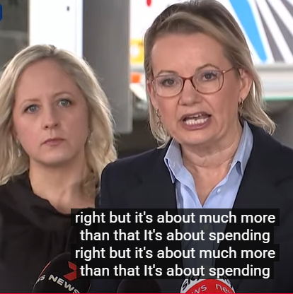 JulianAndrew63's tweet photo. #ABC cuts off John Lyon's incisive report on the world leaders in Washington mid-sentence, in order to cut to a so-called press conference by Sussan Ley, telling us how bad the Labor government is.

ABC is totally cooked. https://t.co/bh5WIzBG8w