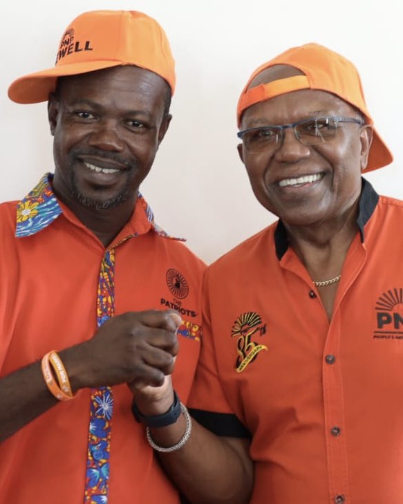 thepatriotsja's tweet photo. St Mary is orange! 🔥

Massive crowds consumes the roads of Central St Mary as Past President of #ThePatriotsJa, Omar Newell marches to the nomination centre. ✊🏿🧡

Oh what a time to be a Blood And Fyah Comrade! ✊🏿🔥

#TimeCome #StandFirm https://t.co/WARRFpJink